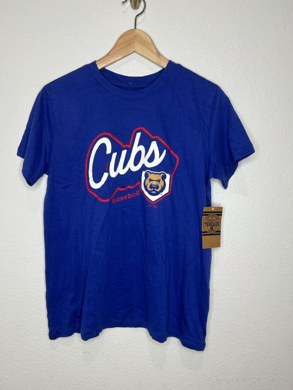 NWT Chicago Cubs Blue T-Shirt By Rivalry Threads Women's Size Small